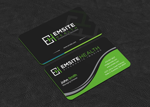Business Card Design by INDIAN_Ashok for Emsite Health | Design: #30118037