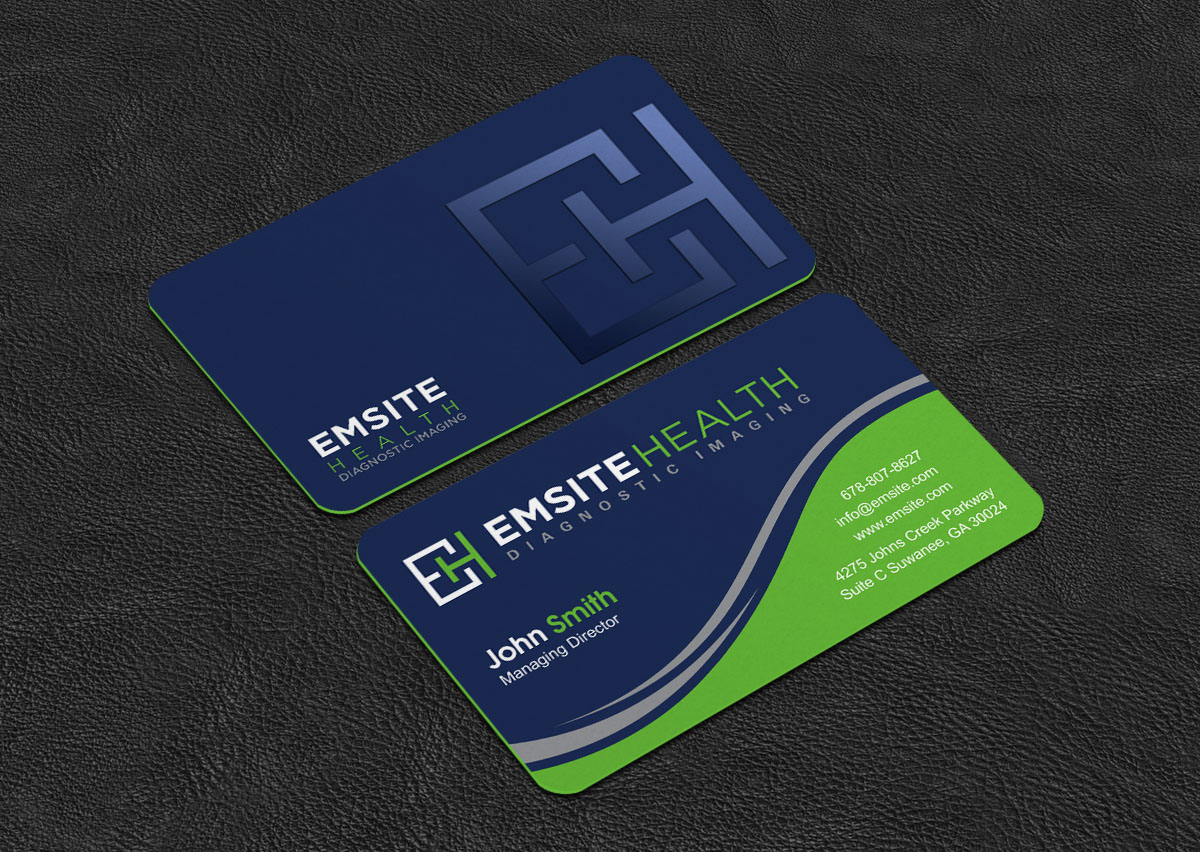 Visitenkarten-Design von INDIAN_Ashok für Emsite Health | Design #30118038