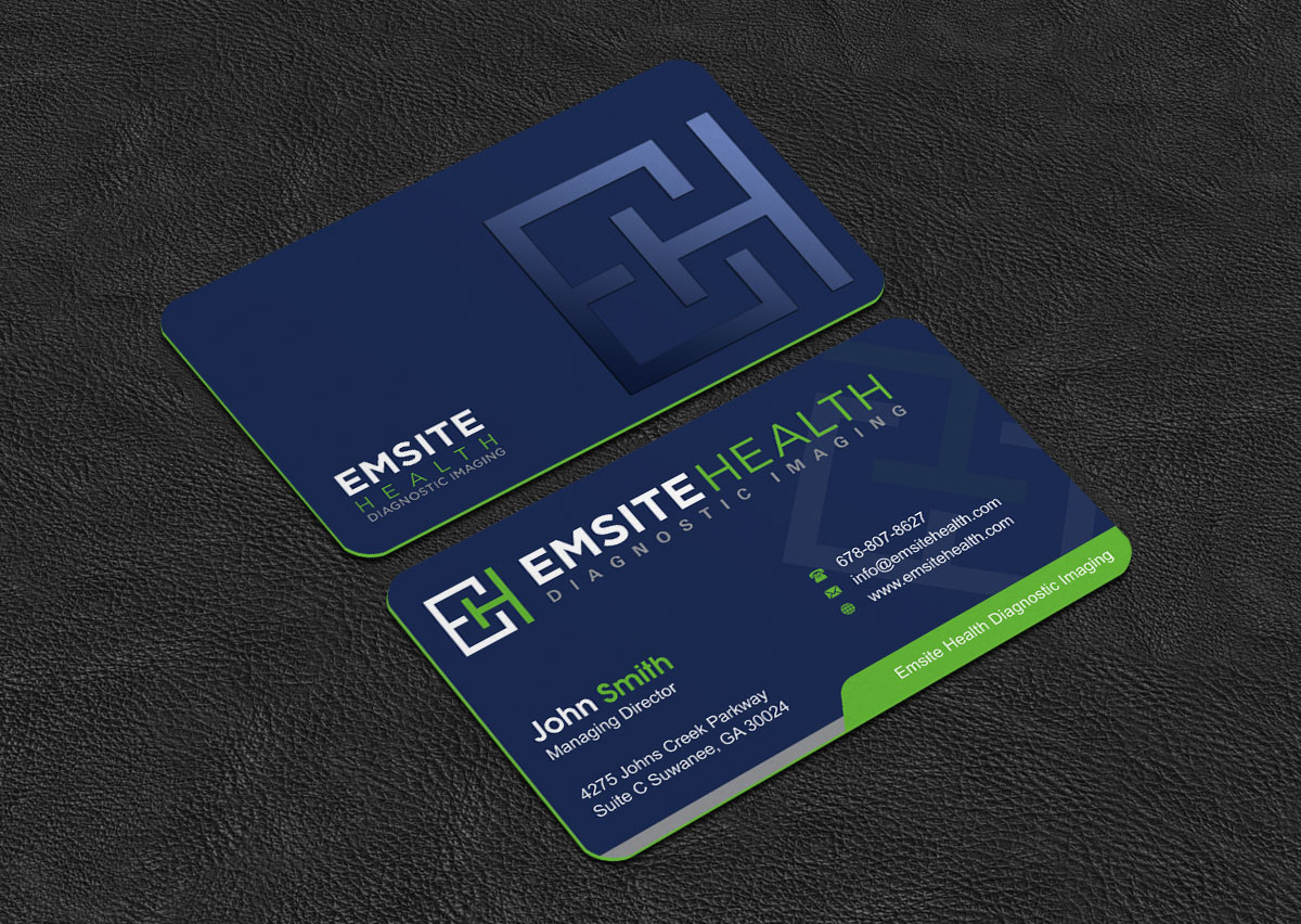 Business Card Design by INDIAN_Ashok for Emsite Health | Design #30118039