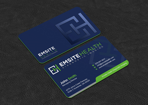Business Card Design by INDIAN_Ashok for Emsite Health | Design: #30118039