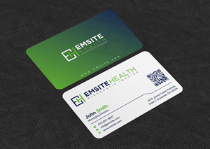 Business Card Design by INDIAN_Ashok for Emsite Health | Design: #30118041