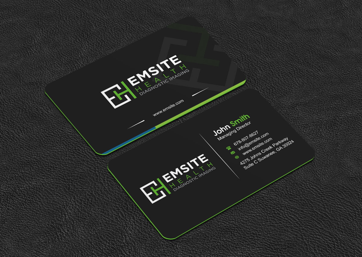 Business Card Design by INDIAN_Ashok for Emsite Health | Design #30118043