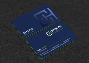Business Card Design by INDIAN_Ashok for Emsite Health | Design: #30118046