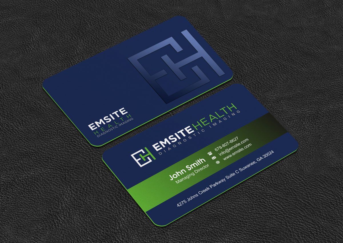 Business Card Design by INDIAN_Ashok for Emsite Health | Design #30118047
