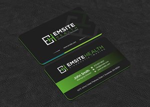 Business Card Design by INDIAN_Ashok for Emsite Health | Design: #30118049