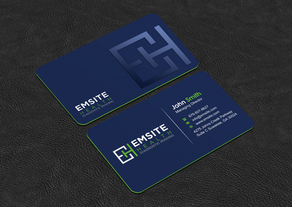 Business Card Design by INDIAN_Ashok for Emsite Health | Design #30118051