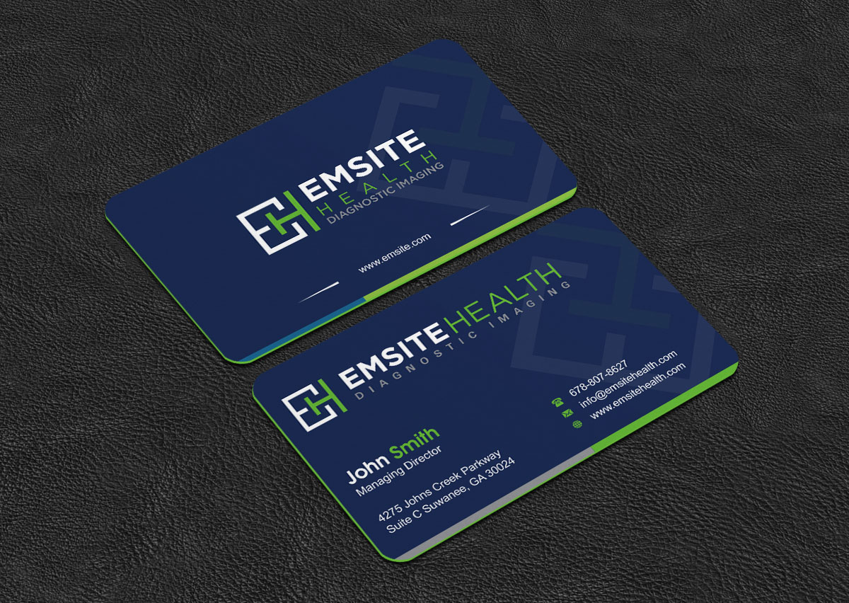 Business Card Design by INDIAN_Ashok for Emsite Health | Design #30118052