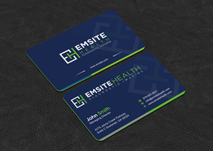 Business Card Design by INDIAN_Ashok for Emsite Health | Design: #30118052