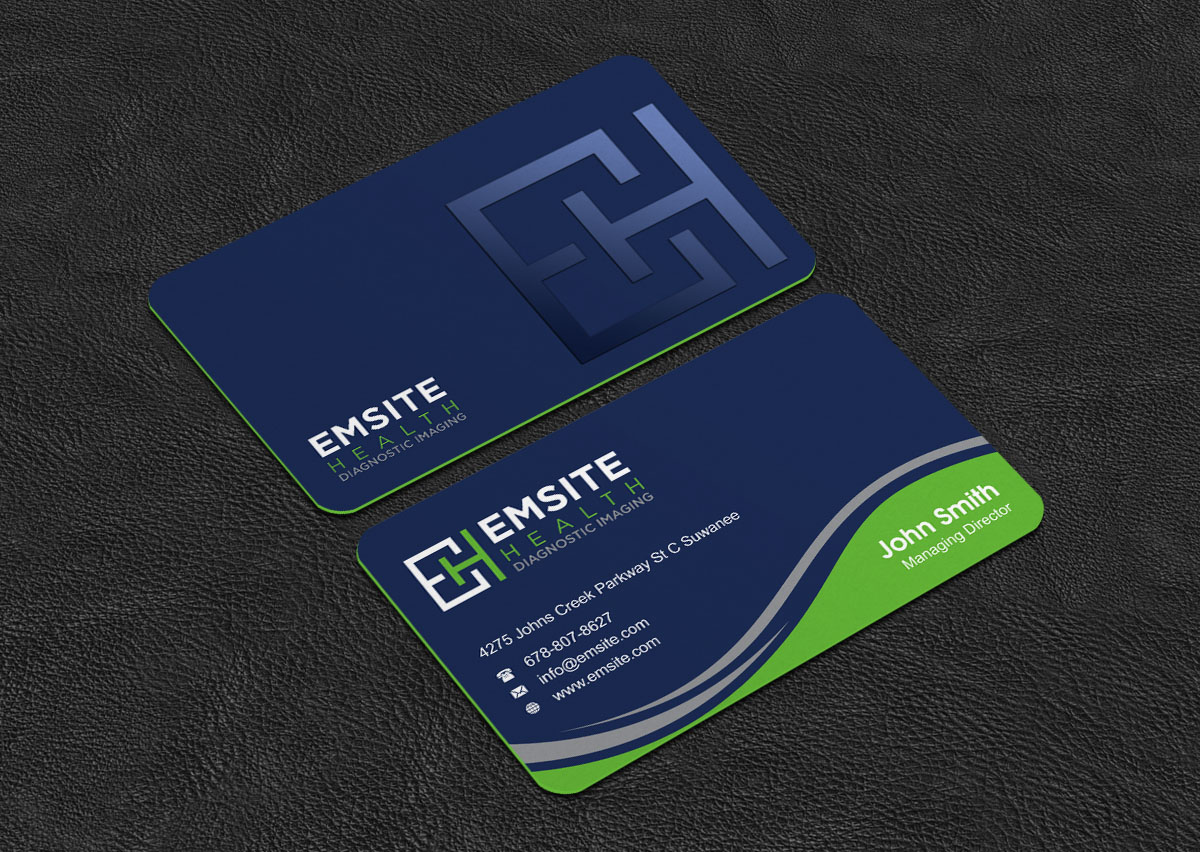 Business Card Design by INDIAN_Ashok for Emsite Health | Design #30118053