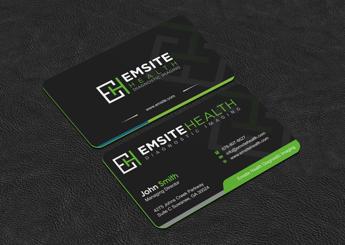 Business Card Design by INDIAN_Ashok for Emsite Health | Design #30118058