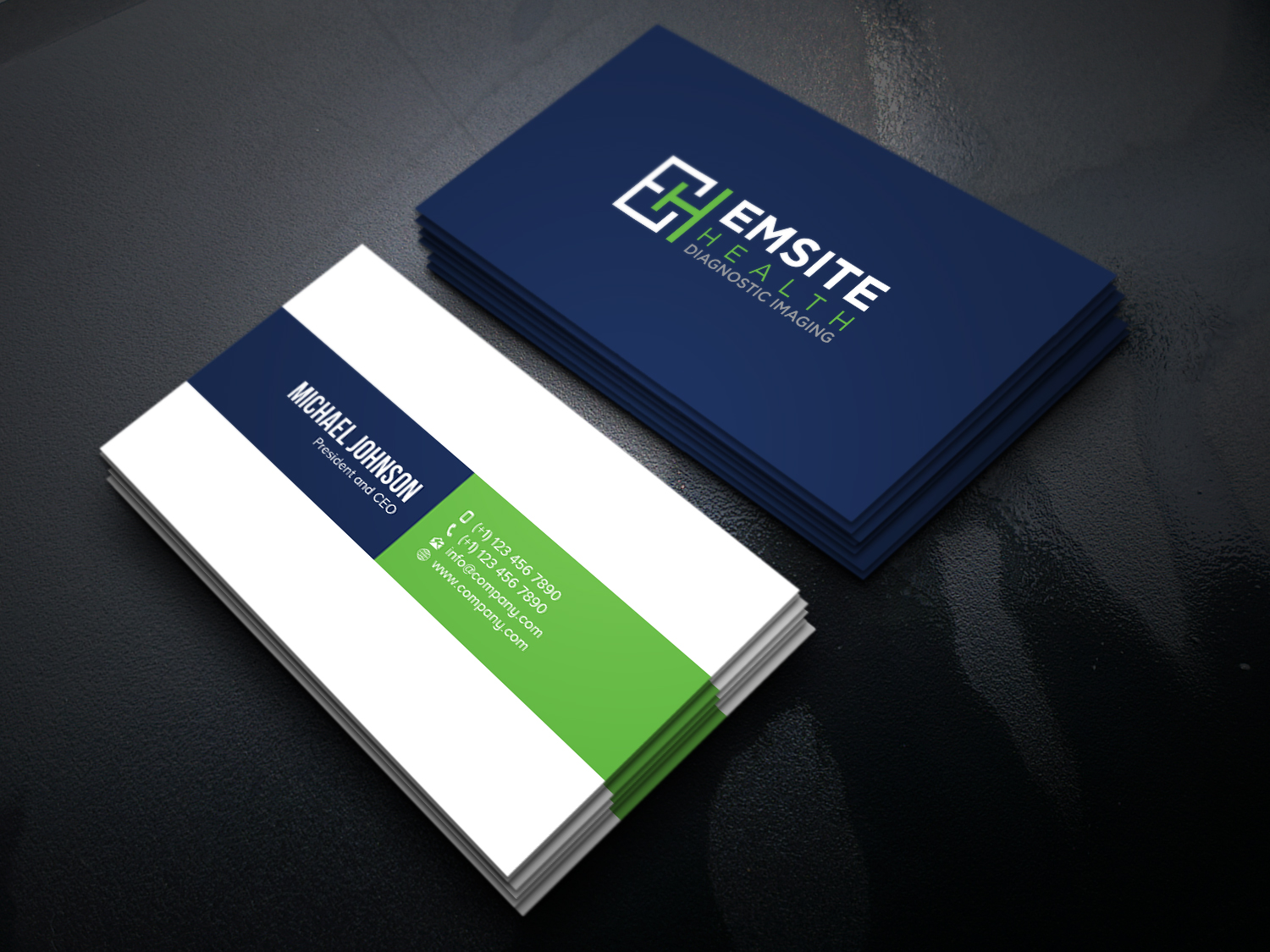 Business Card Design by DesignsTRIBE for Emsite Health | Design #30112968