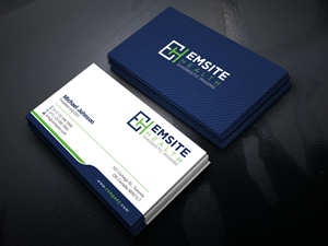 Business Card Design by DesignsTRIBE for Emsite Health | Design: #30112981