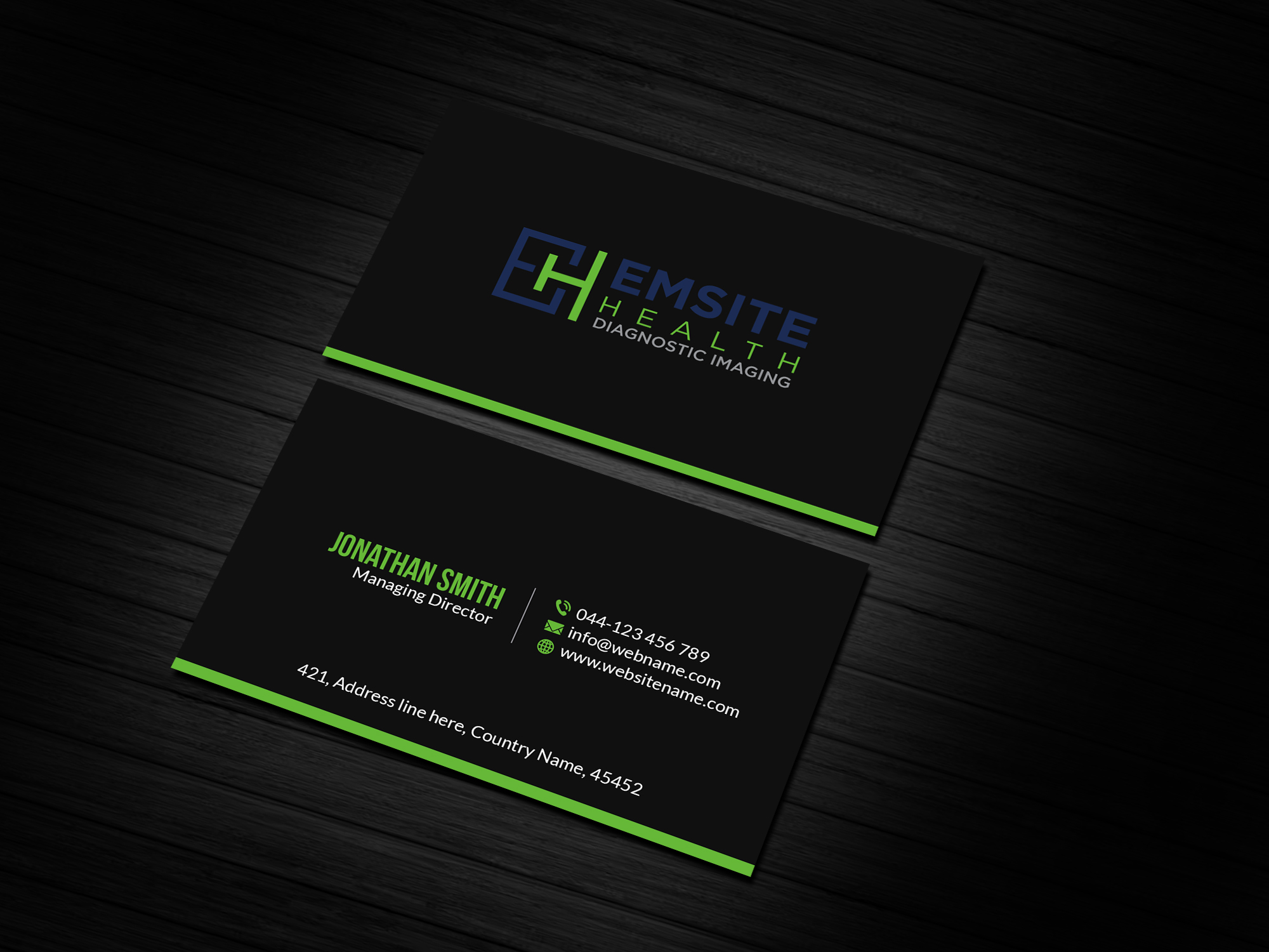 Business Card Design by Creations Box 2015 for Emsite Health | Design #30115643