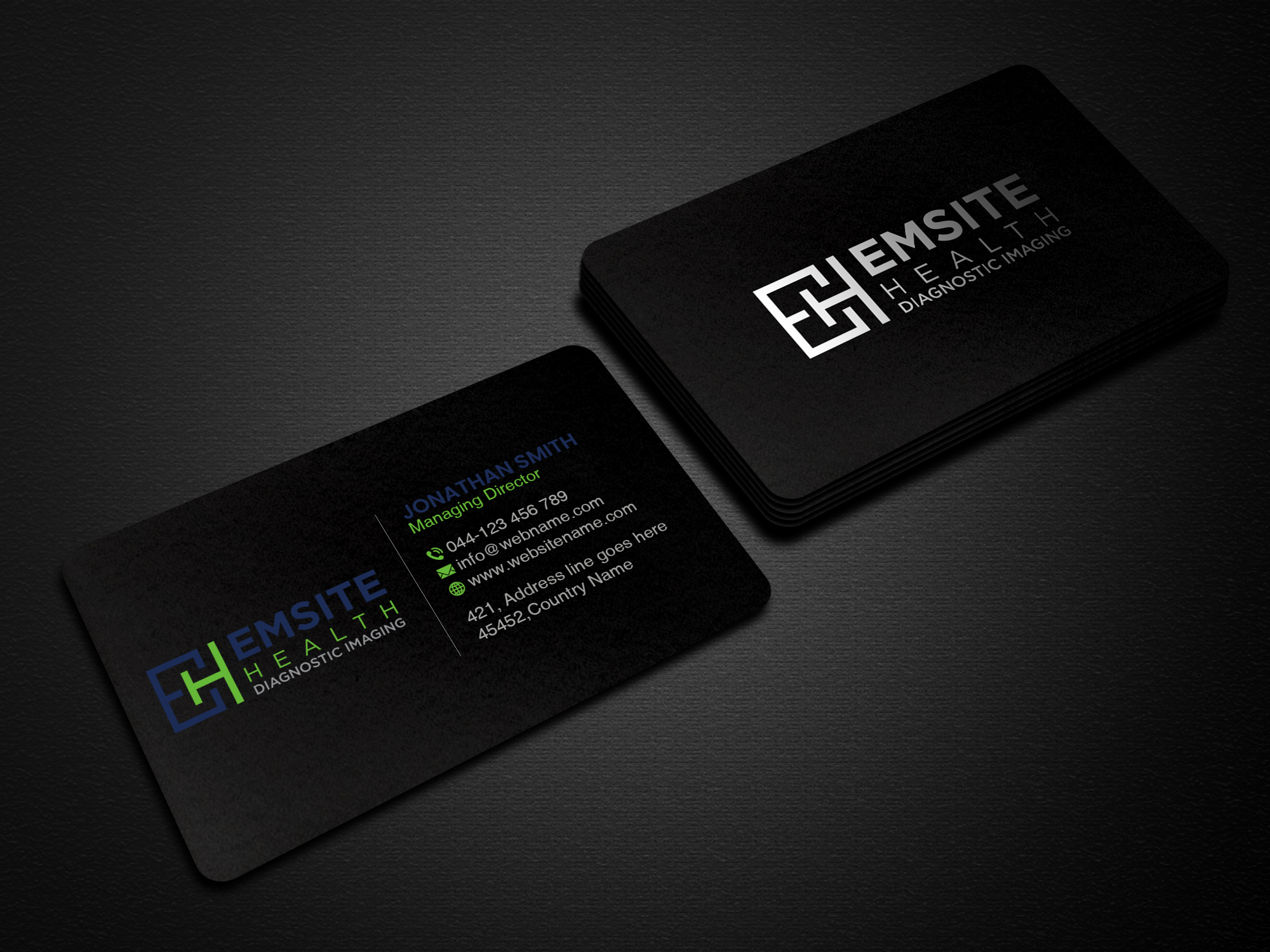 Diseño de Tarjeta de Presentación por Creations Box 2015 para Emsite Health | Diseño #30115646