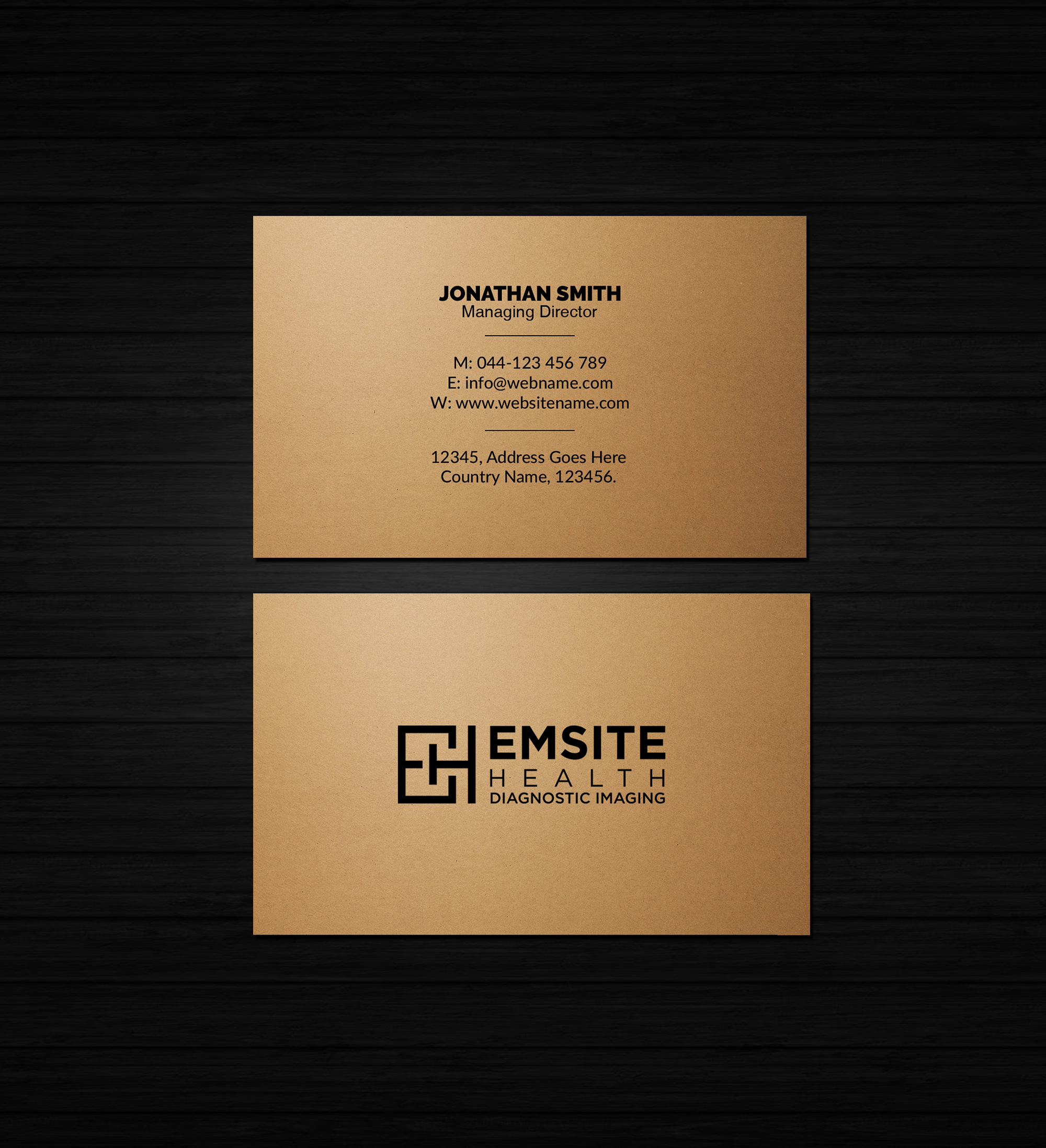 Business Card Design by Creations Box 2015 for Emsite Health | Design #30133795