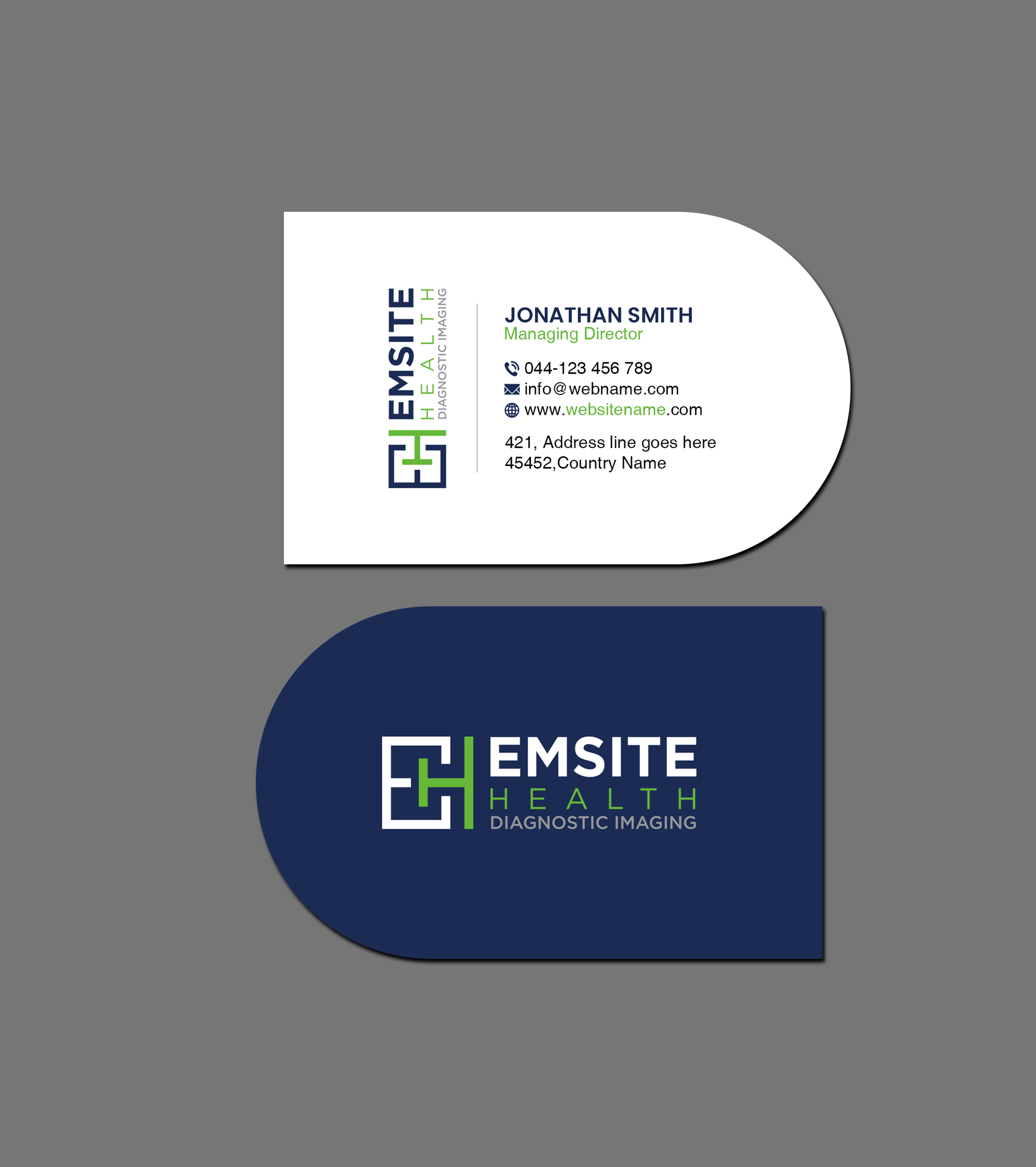 Business Card Design by Creations Box 2015 for Emsite Health | Design #30133797