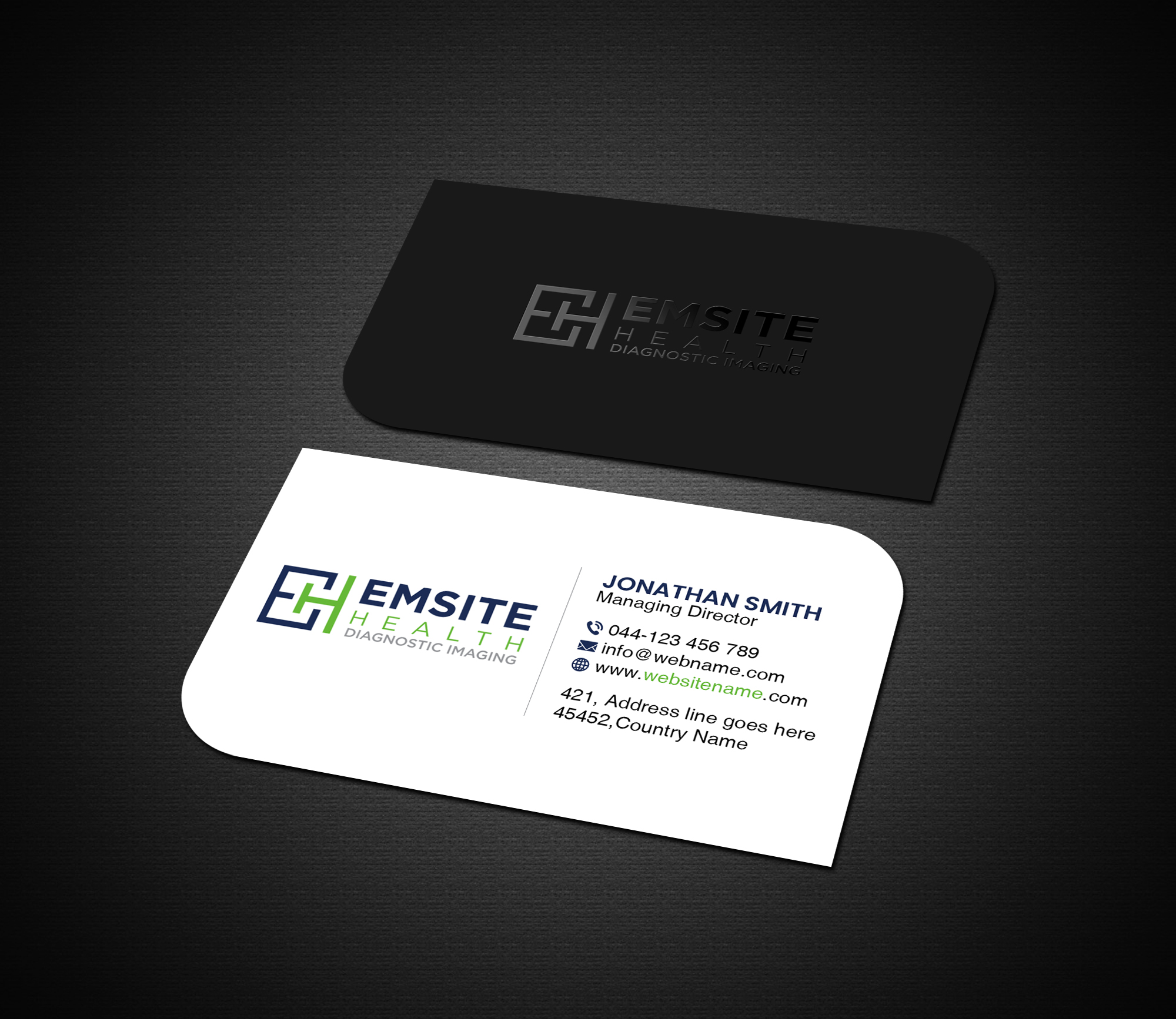 Business Card Design by Creations Box 2015 for Emsite Health | Design #30133799