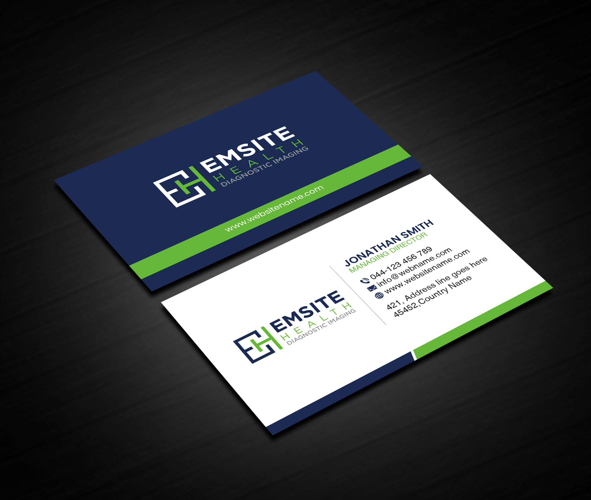 Business Card Design by Creations Box 2015 for Emsite Health | Design #30133807