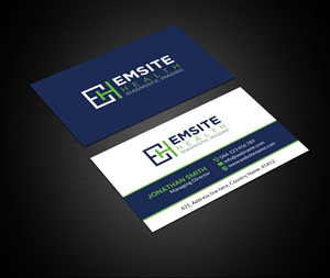 Diseño de Tarjeta de Presentación por Creations Box 2015 para Emsite Health | Diseño: #30133810