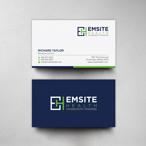 Business Card Design by chandrayaan.creative for Emsite Health | Design: #30109903
