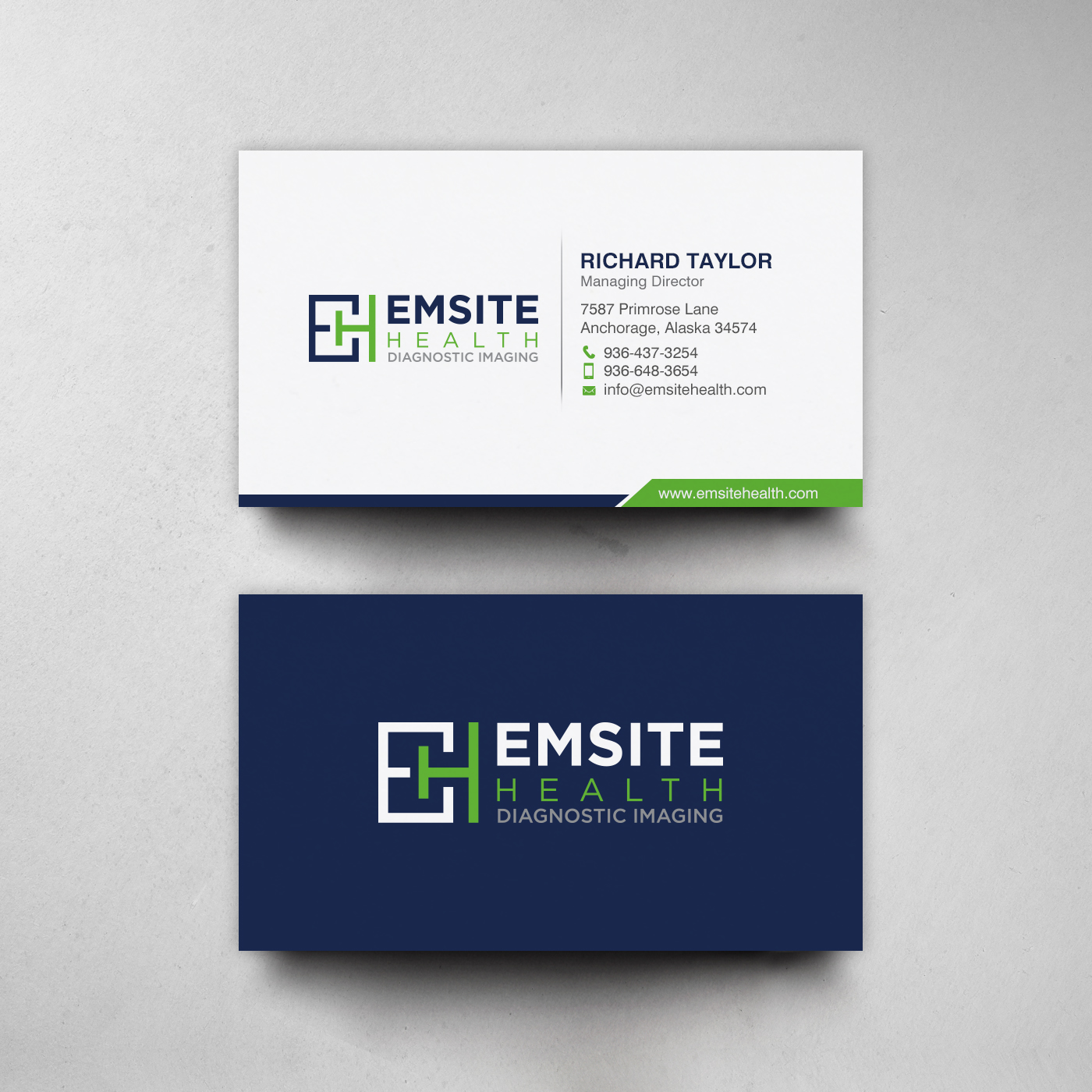 Business Card Design by chandrayaan.creative for Emsite Health | Design #30109904
