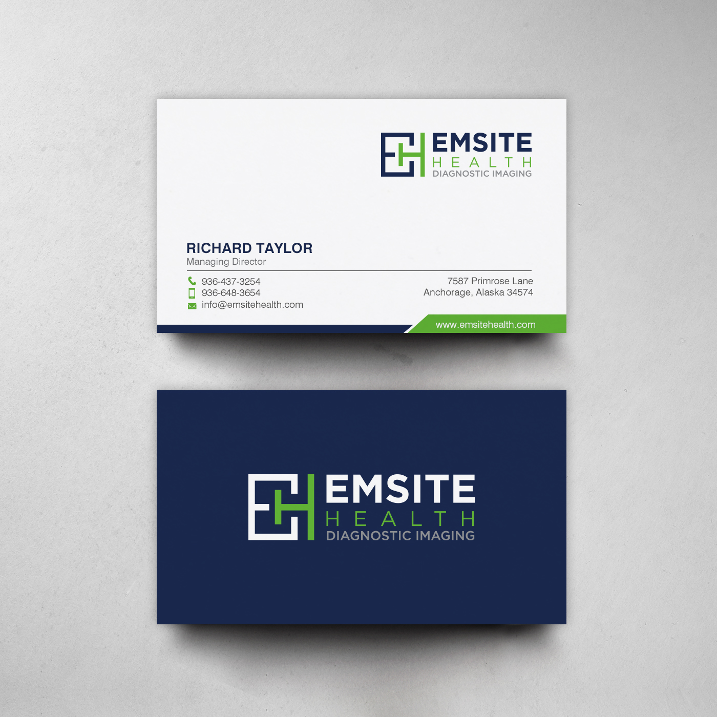 Business Card Design by chandrayaan.creative for Emsite Health | Design #30109916