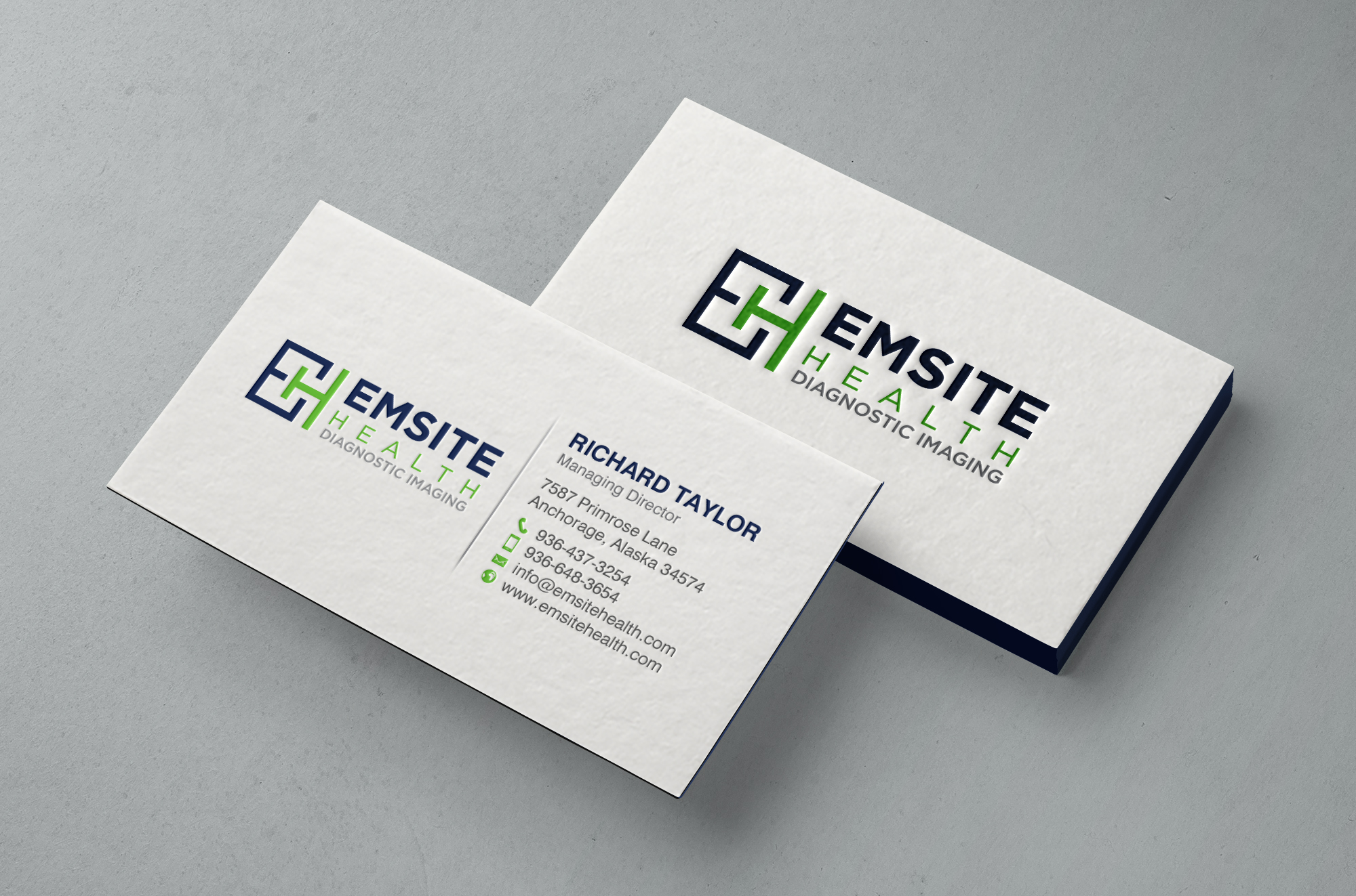 Business Card Design by chandrayaan.creative for Emsite Health | Design #30110185