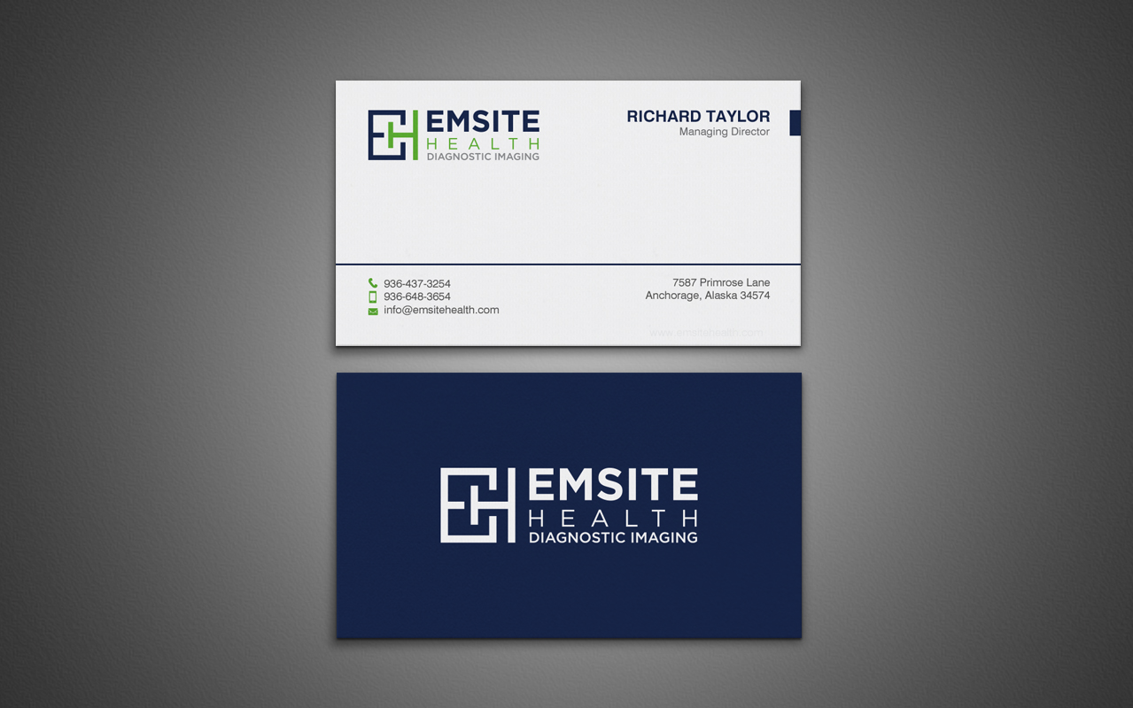 Business Card Design by chandrayaan.creative for Emsite Health | Design #30113611