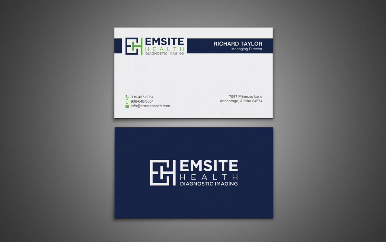Business Card Design by chandrayaan.creative for Emsite Health | Design #30113613