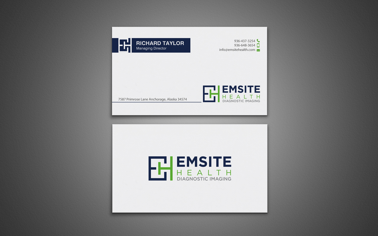 Business Card Design by chandrayaan.creative for Emsite Health | Design #30113614