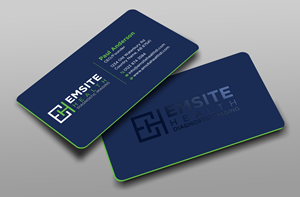 Business Card Design by Uttom 2 for Emsite Health | Design: #30107427