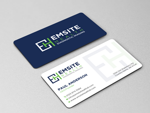 Business Card Design by Uttom 2 for Emsite Health | Design: #30107429