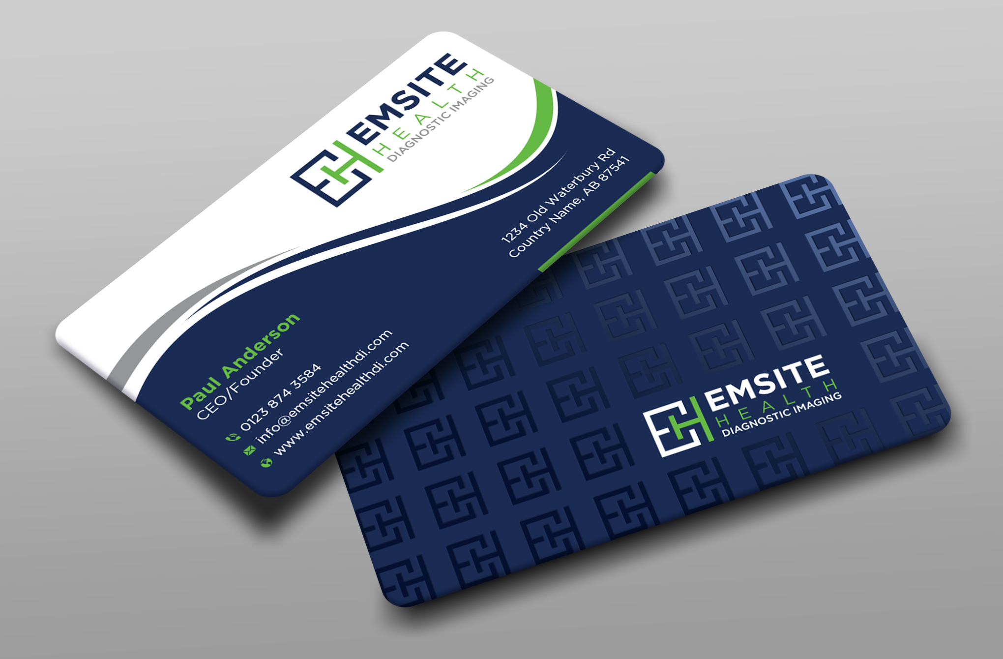 Diseño de Tarjeta de Presentación por Uttom 2 para Emsite Health | Diseño #30107609