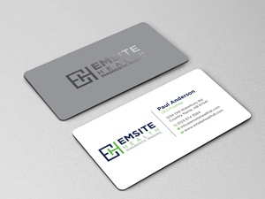Business Card Design by Uttom 2 for Emsite Health | Design: #30107610