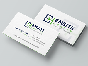 Business Card Design by Uttom 2 for Emsite Health | Design: #30113050