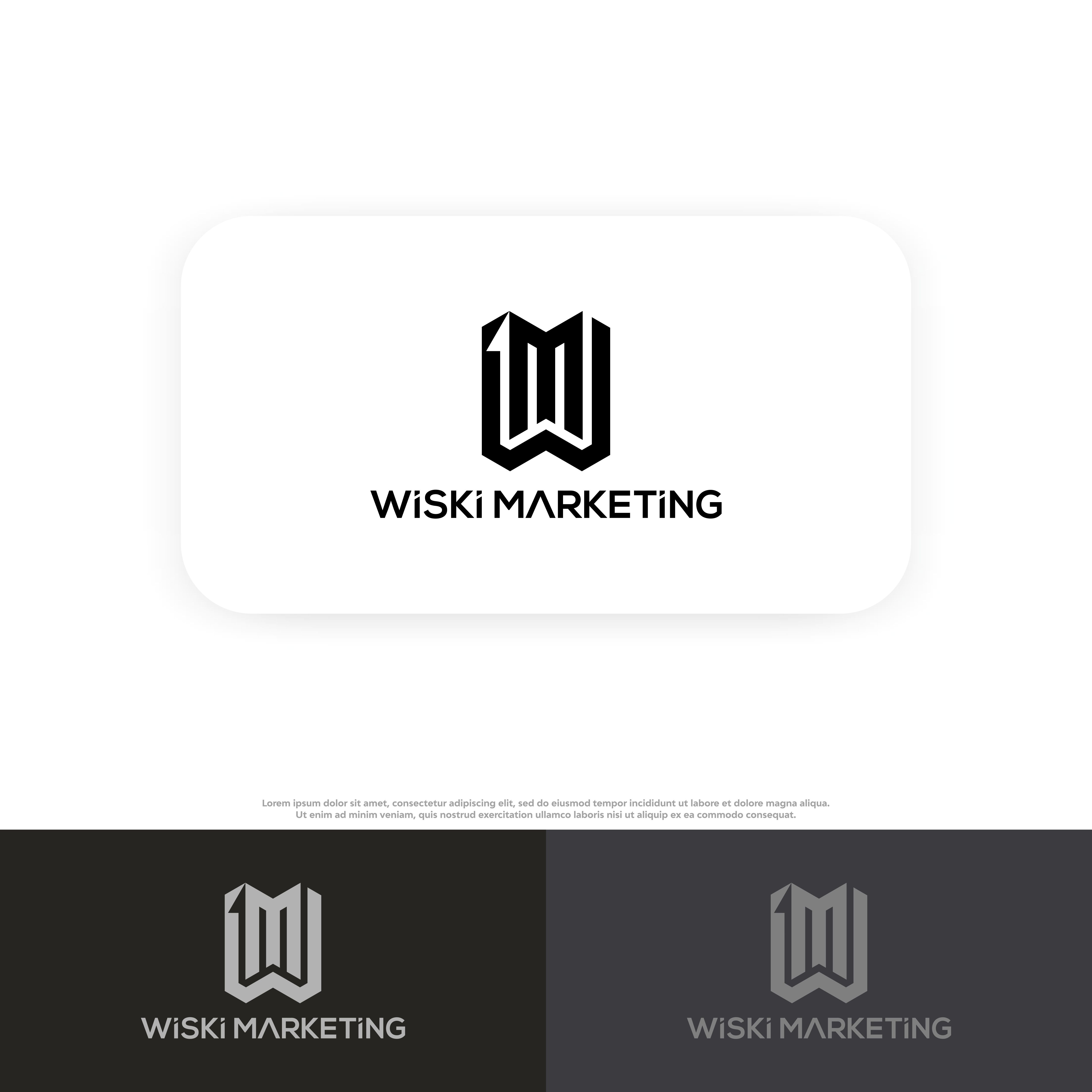 Diseño de Logo por QILLASOFT-Design para Wiski Marketing | Diseño #30075161