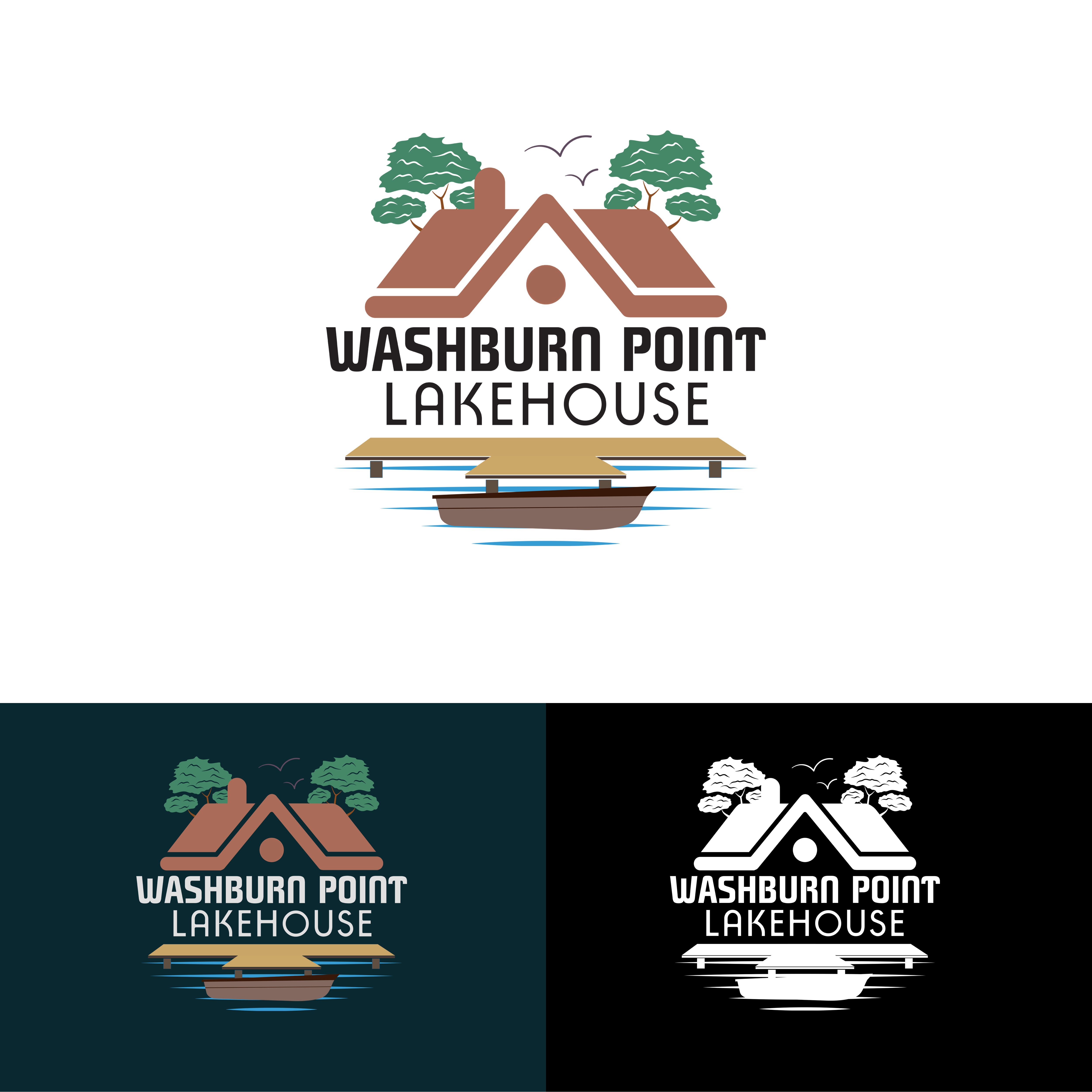 Diseño de Logo por Nusrat J para WashburnPoint LakeHouse | Diseño #30166296