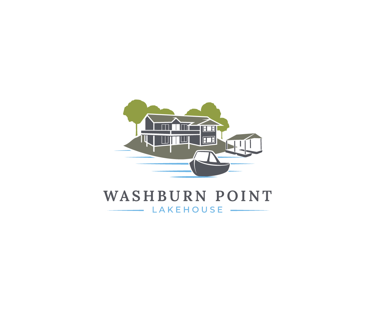 Diseño de Logo por FLoc! Studio para WashburnPoint LakeHouse | Diseño #30139102
