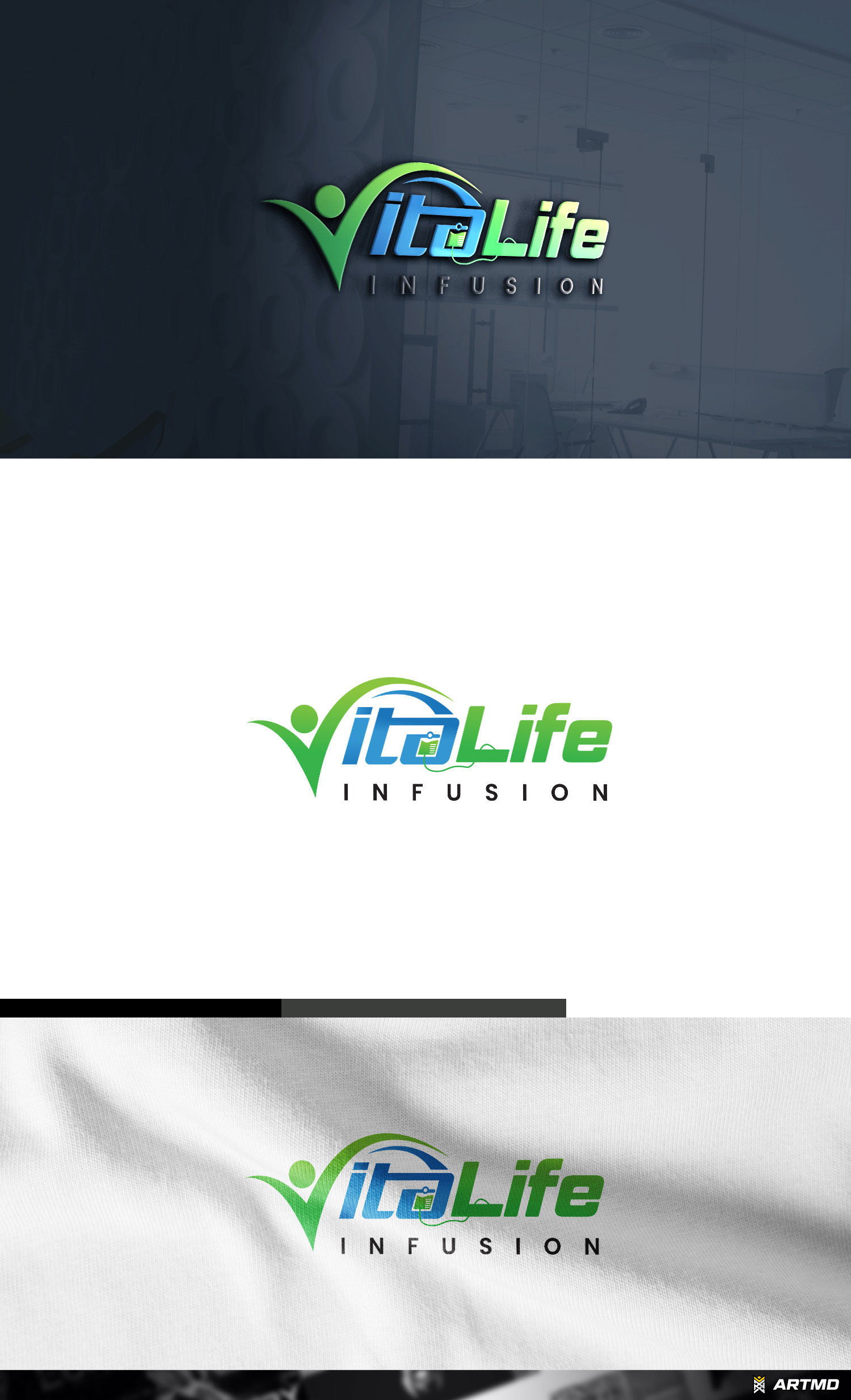 Logo Design by ARTMD for Vita Life Infusion | Design #30095955