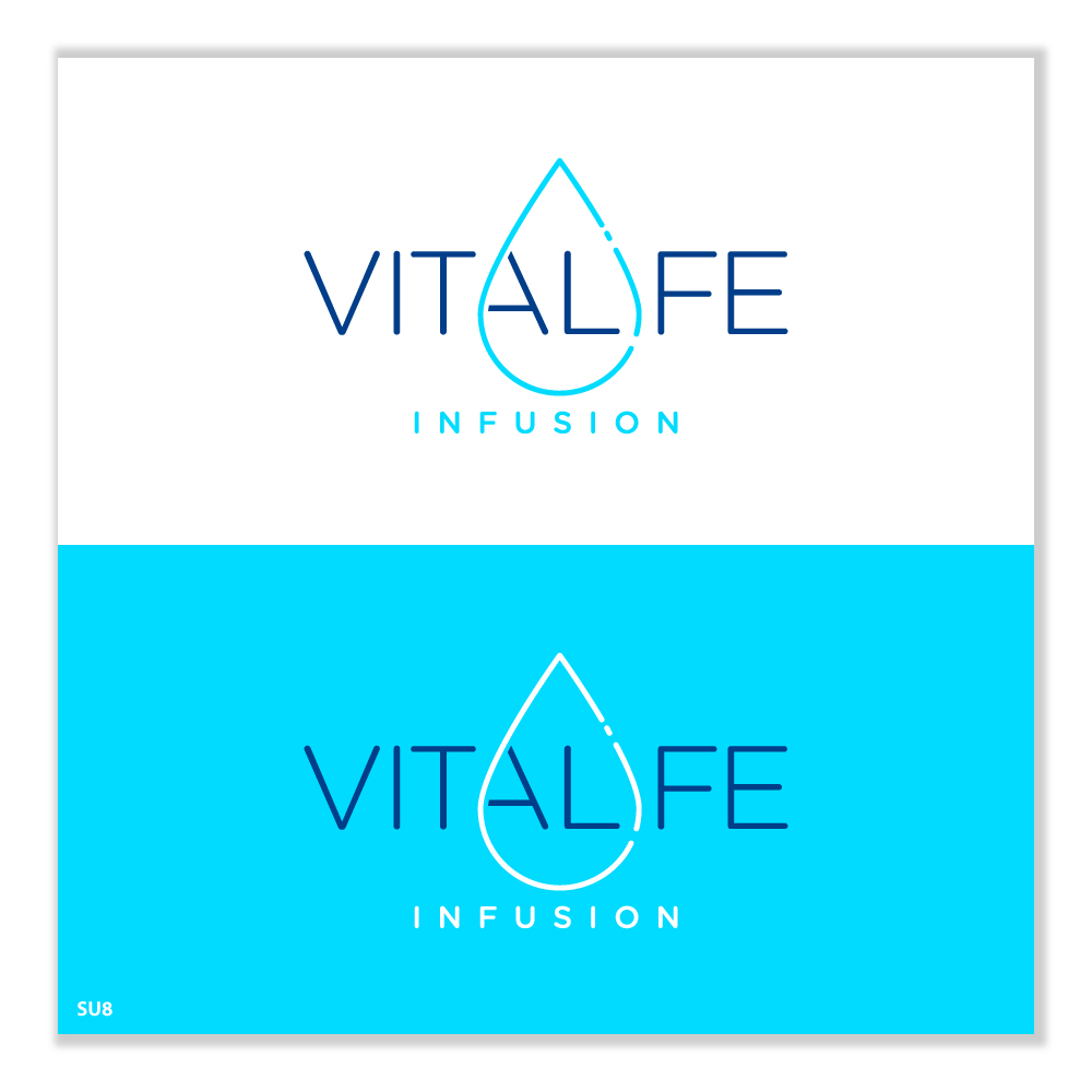 Logo Design by Sujit Banerjee for Vita Life Infusion | Design #30097787