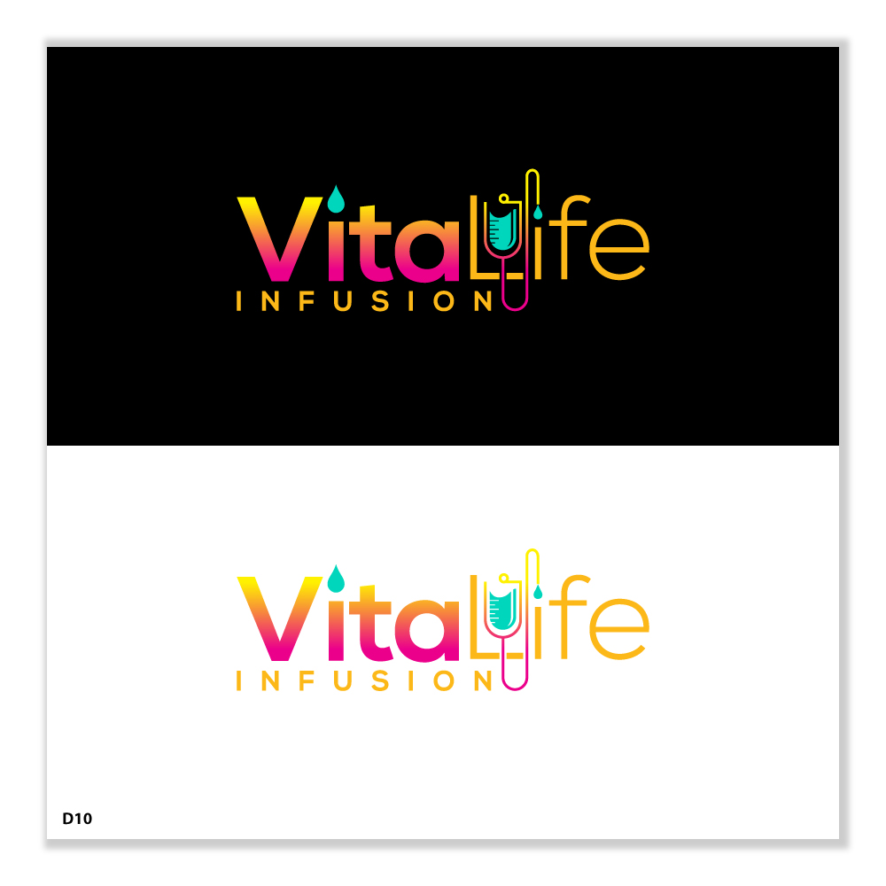 Logo Design by Sujit Banerjee for Vita Life Infusion | Design #30105195