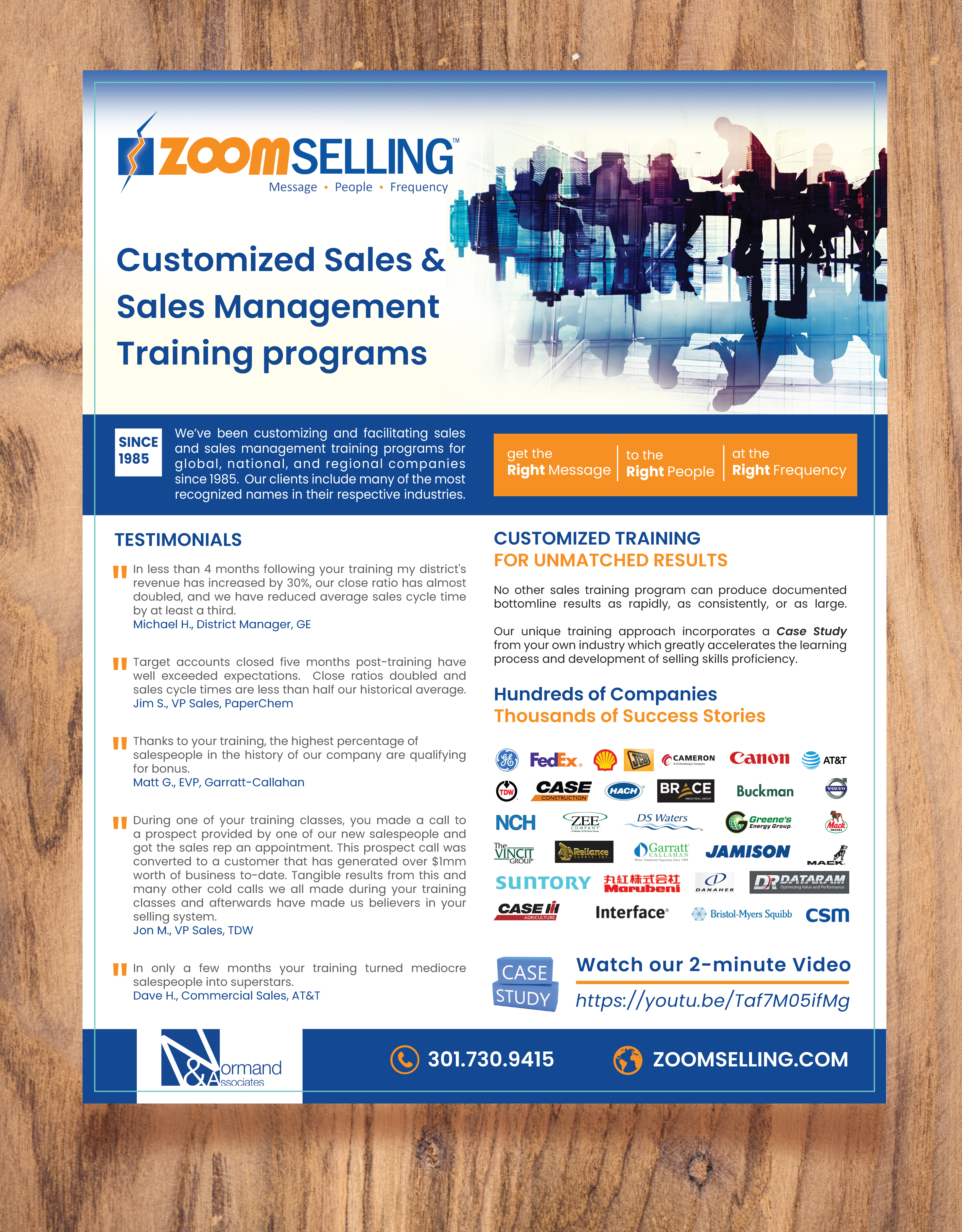 Design de Flyer par saurov pour Normand & Associates, Inc. | Design #30092609