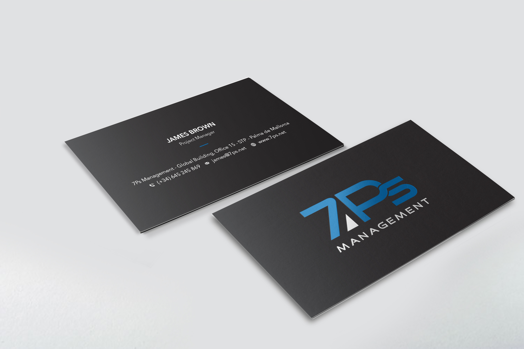 Diseño de Tarjeta de Presentación por acgrapix para E-Touch Baleares SL B57835530 - Edif. RS Global - Oficina 15 - STP Muelle Viejo, Espigón Exterio | Diseño #30094780