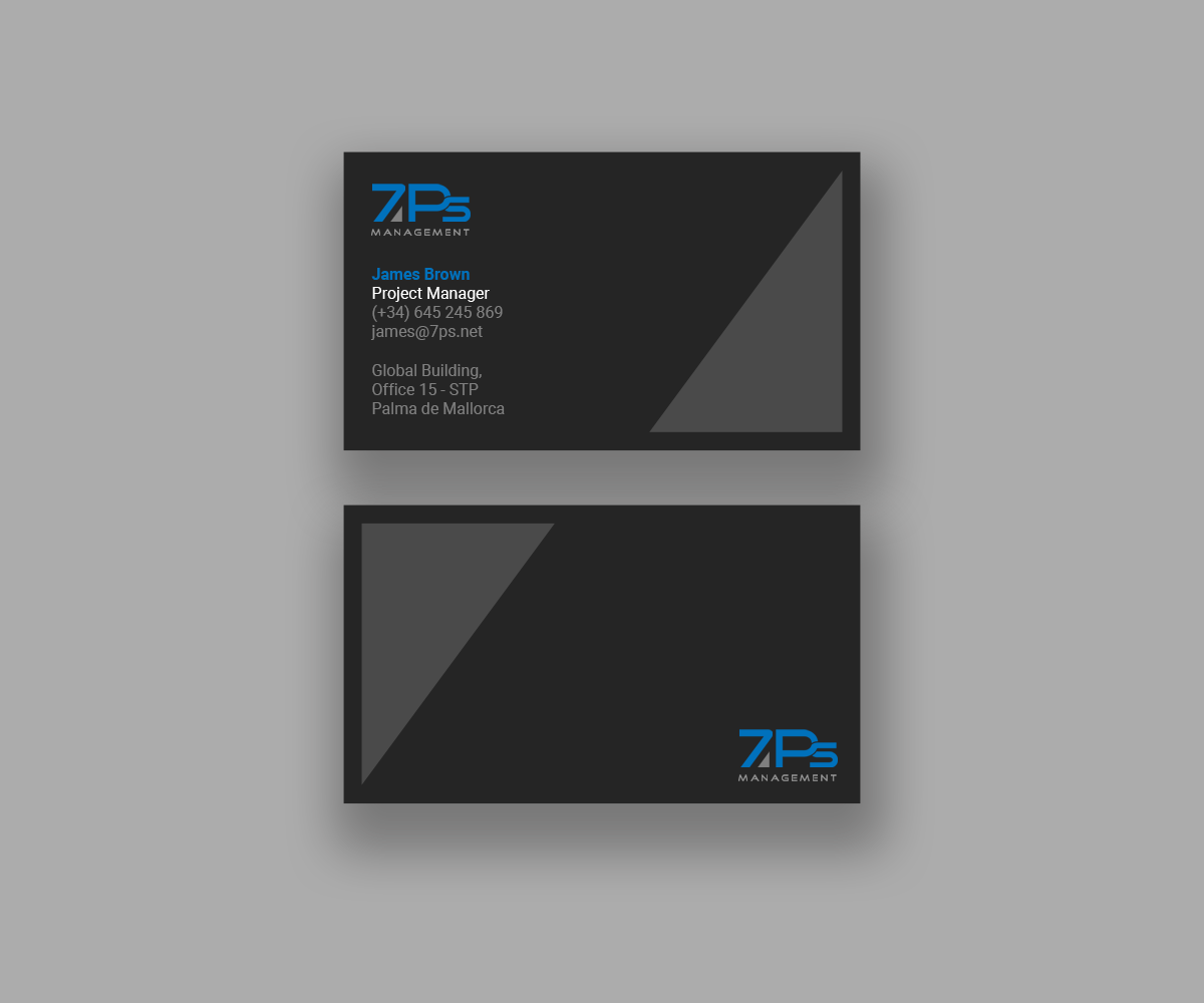 Diseño de Tarjeta de Presentación por Andrés Sebastián para E-Touch Baleares SL B57835530 - Edif. RS Global - Oficina 15 - STP Muelle Viejo, Espigón Exterio | Diseño #30092579