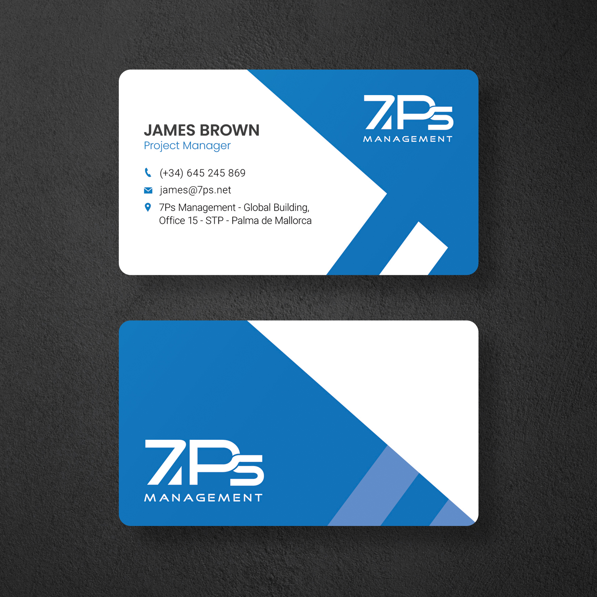 Diseño de Tarjeta de Presentación por Mosaic para E-Touch Baleares SL B57835530 - Edif. RS Global - Oficina 15 - STP Muelle Viejo, Espigón Exterio | Diseño #30101792
