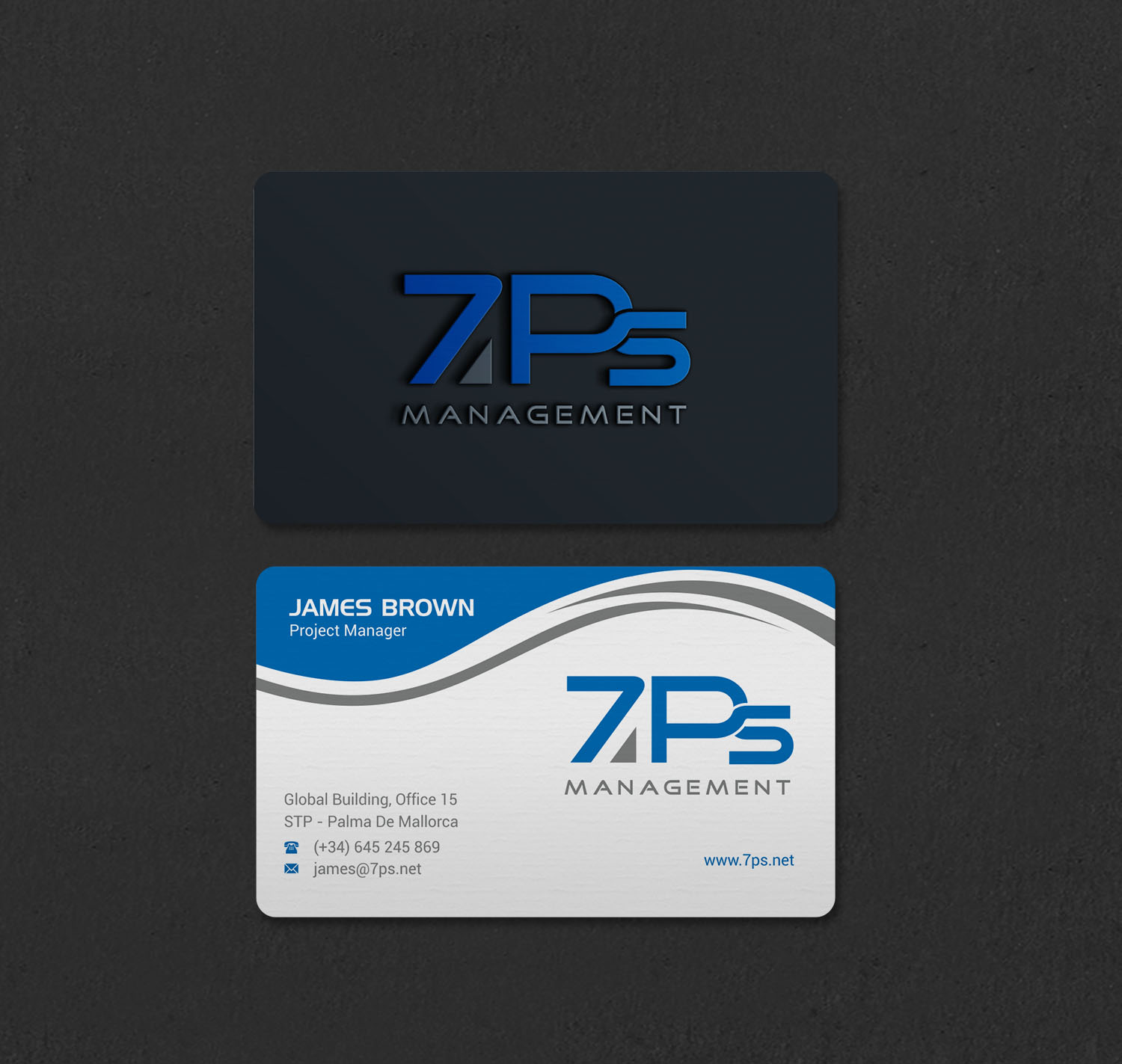 Business Card Design by INDIAN_Ashok for E-Touch Baleares SL B57835530 - Edif. RS Global - Oficina 15 - STP Muelle Viejo, Espigón Exterio | Design #30091770