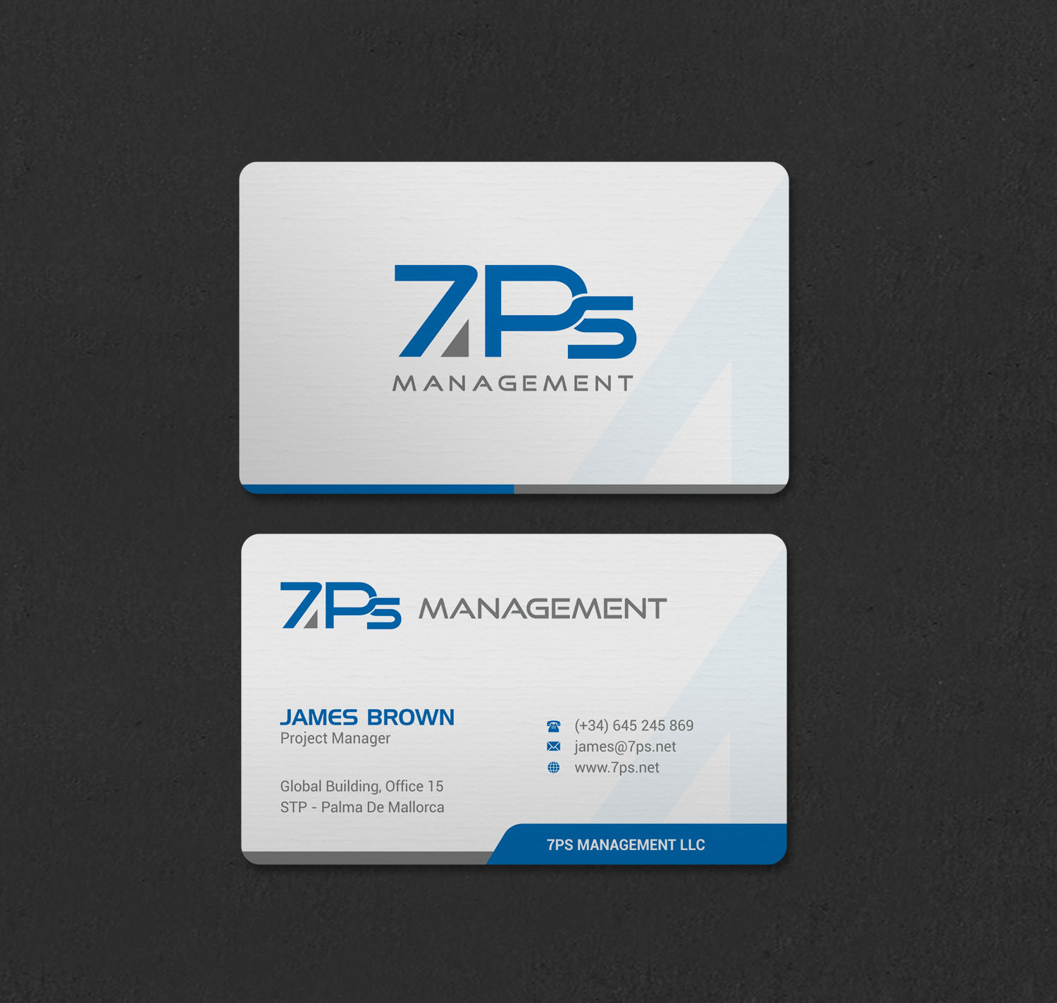 Diseño de Tarjeta de Presentación por INDIAN_Ashok para E-Touch Baleares SL B57835530 - Edif. RS Global - Oficina 15 - STP Muelle Viejo, Espigón Exterio | Diseño #30091776