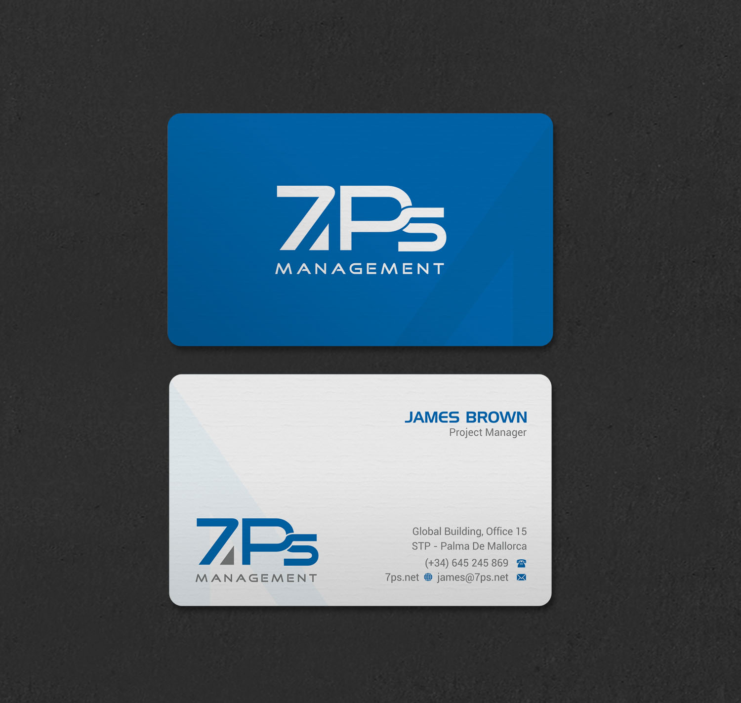Business Card Design by INDIAN_Ashok for E-Touch Baleares SL B57835530 - Edif. RS Global - Oficina 15 - STP Muelle Viejo, Espigón Exterio | Design #30091779