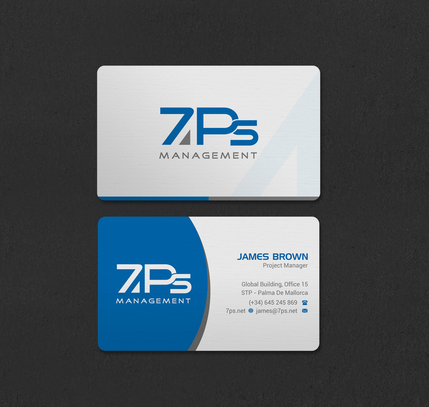 Business Card Design by INDIAN_Ashok for E-Touch Baleares SL B57835530 - Edif. RS Global - Oficina 15 - STP Muelle Viejo, Espigón Exterio | Design #30091780