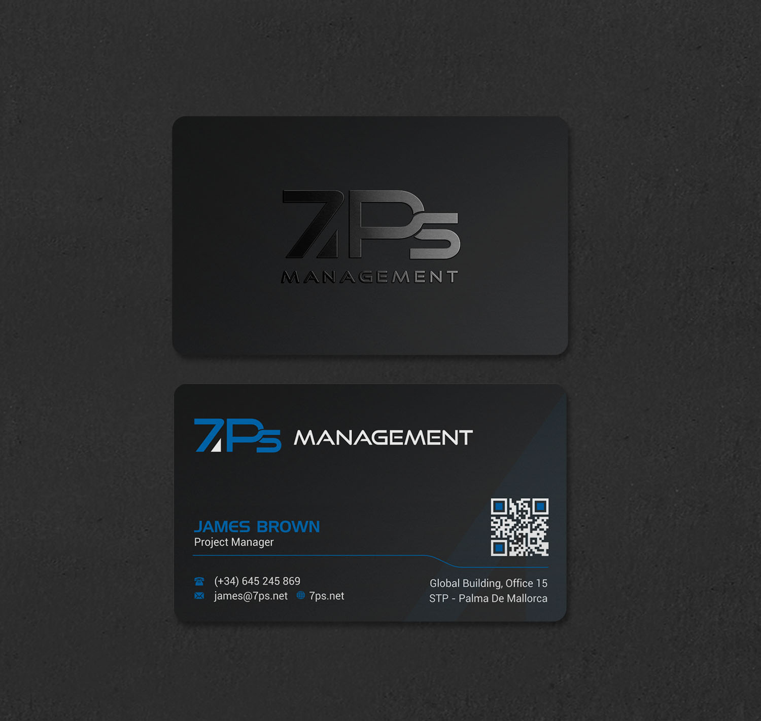 Diseño de Tarjeta de Presentación por INDIAN_Ashok para E-Touch Baleares SL B57835530 - Edif. RS Global - Oficina 15 - STP Muelle Viejo, Espigón Exterio | Diseño #30091785